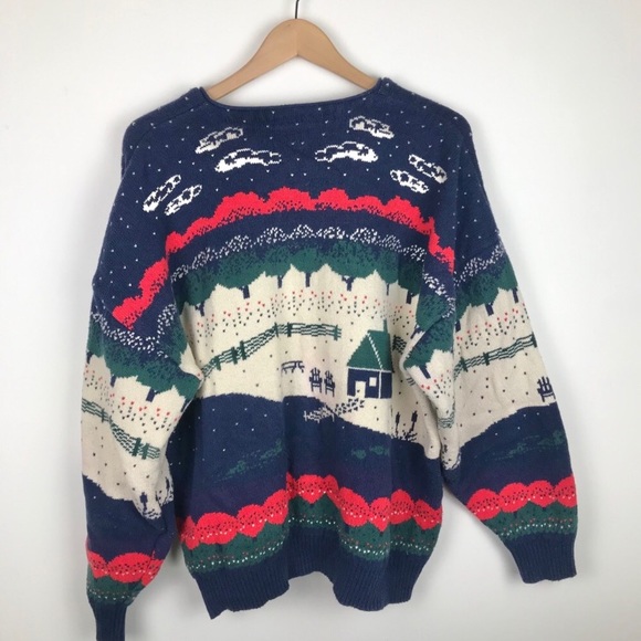 SOLD northern reflections landscape cardigan - Picture 4 of 4